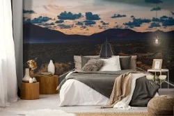 Wallpaper road between the mountains landscape photo