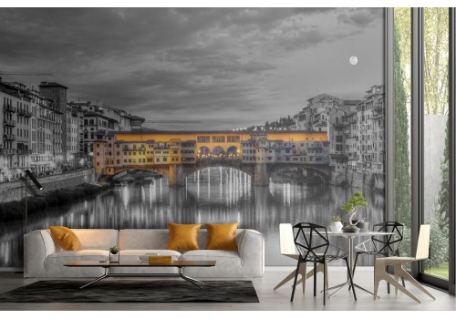 Old Bridge Florence Wallpaper Landscape Photo