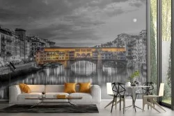 Old Bridge Florence Wallpaper Landscape Photo