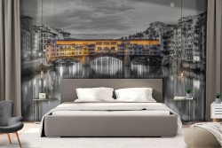 Carta da Parati ponte vecchio Firenze foto paesaggio