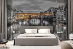 Carta da Parati ponte vecchio Firenze foto paesaggio
