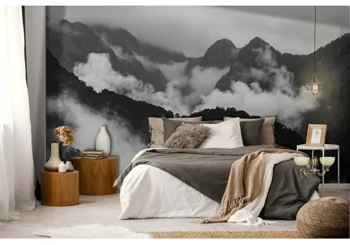 Wallpaper mountains peaks among the clouds 2