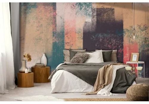 Abstract Modern Tempera Wallpaper Decoration 2