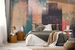 Abstract Modern Tempera Wallpaper Decoration