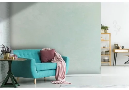 Carta da Parati superficie colore verde acqua cemento