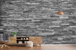 Urban brick surface wallpaper