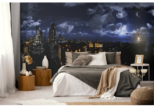 Wallpaper landscape city metropolis night 2