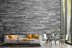 Urban brick surface wallpaper