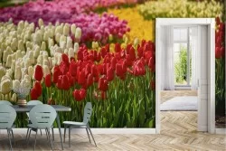 Wallpaper Leaves and Flowers Gardens Meadows and Hills