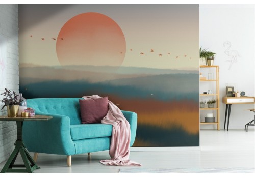 Abstract landscape hills nature wallpaper