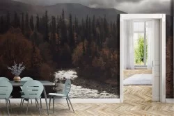 Wallpaper Rivers Waterfalls Lakes Forests and Trees