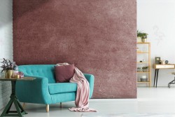 Red industrial concrete surface wallpaper