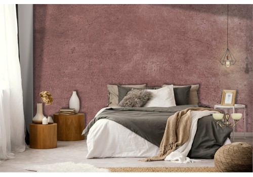 Red industrial concrete surface wallpaper 2