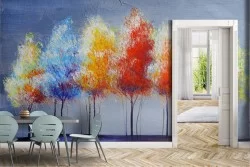 Abstract Nature Trees Wallpaper