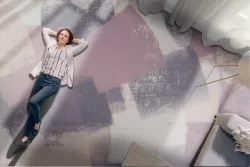 Carta da Parati superficie colore astratto rosa antico macchie