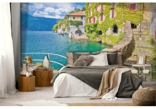 Carta da Parati golfo lago paesaggio natura 2