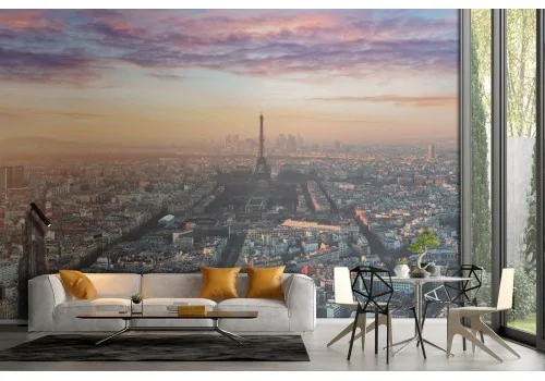 Carta da Parati Parigi panoramica città paesaggio