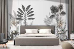 Tropical Nature Leaves Wallpaper