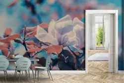 Wallpaper Trees Leaves and Flowers