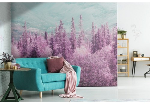 Carta da Parati paesaggio alberi rosa natura fotografia