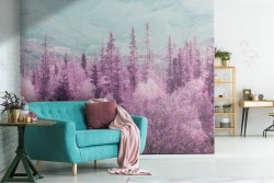 Wallpaper landscape pink trees nature photography