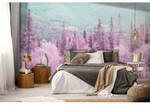 Wallpaper landscape pink trees nature photography 2