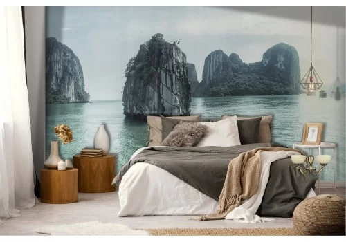 Carta da Parati mare tropicale paesaggio natura 2