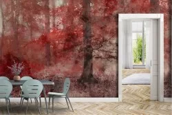 Abstract Wallpaper of Forests and Trees