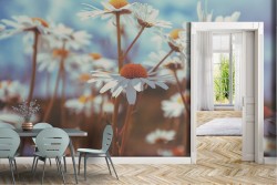 Carta da Parati Foglie e Fiori Fiori