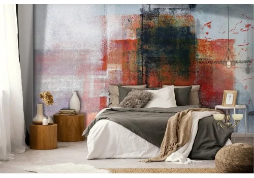 Abstract painted modern art wallpaper 2