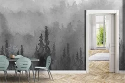 Wallpaper Paintings and Watercolors Forests and Trees