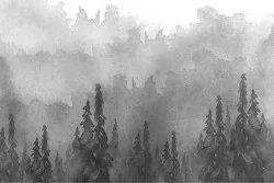 Wallpaper Design and Styles Flora and Fauna Landscapes and Nature Paintings and Watercolors Forests and Trees