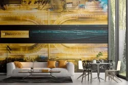 Carta da Parati panoramica autostrada città metropoli