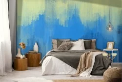 Carta da Parati colore astratto sfumatura moderna blu