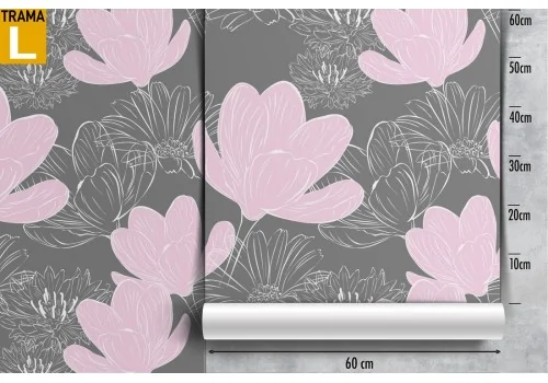 Wallpaper Design and Styles Abstract Flora and Fauna Flowers Modern Nature 2