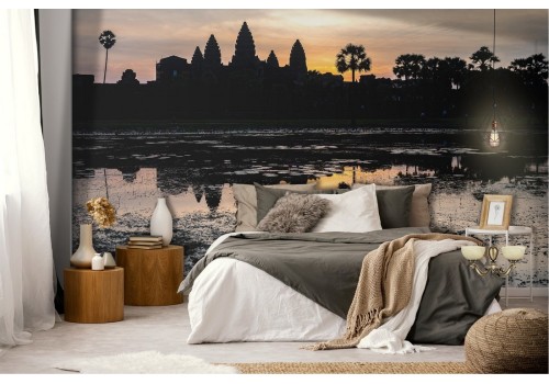 Wallpaper tropical forest river landscape trees 2