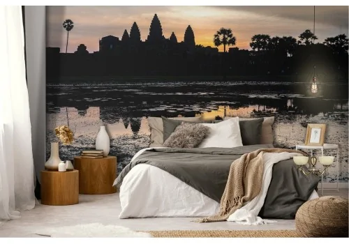 Wallpaper tropical forest river landscape trees 2