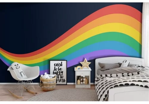 Carta da Parati arcobaleno bambini