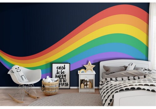 Rainbow wallpaper for kids