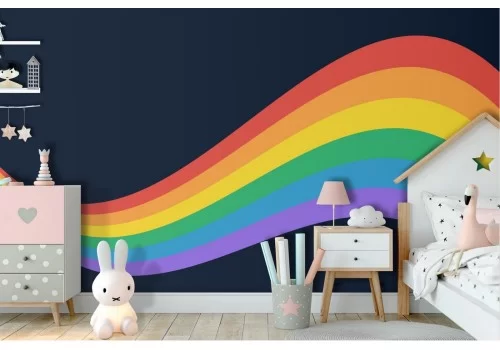 Carta da Parati arcobaleno bambini 2