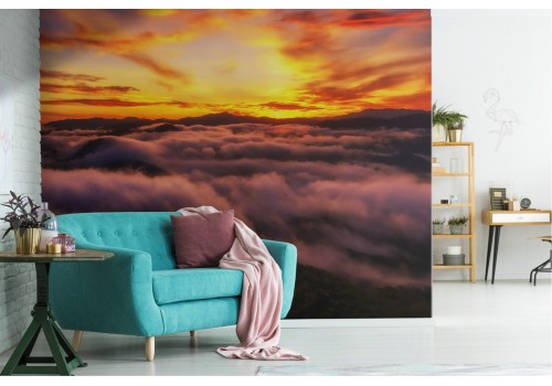 Wallpaper sky dawn sunset landscape nature