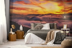 Wallpaper sky dawn sunset landscape nature