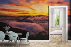 Wallpaper Dawn Sunset Sky