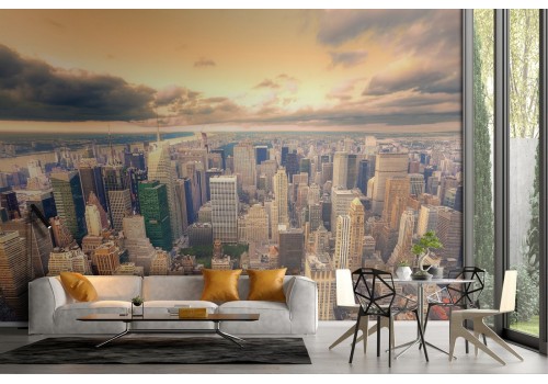 New York City Panoramic Landscape Wallpaper