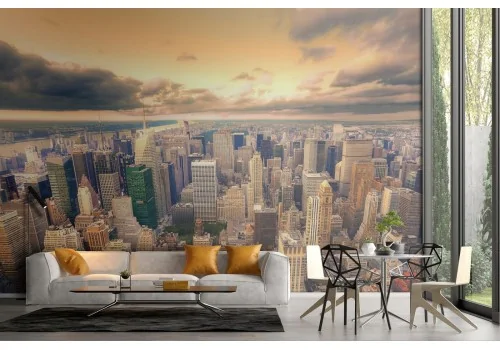 New York City Panoramic Landscape Wallpaper