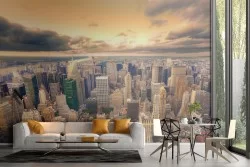 Carta da Parati New York città paesaggio panoramica