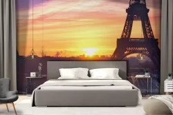 Carta da Parati parigi paesaggio città cielo