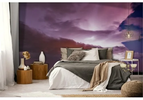 Carta da Parati paesaggio cielo in tempesta fulmini 2