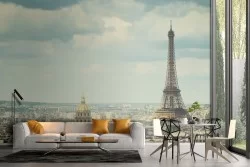 Carta da Parati Parigi città paesaggio