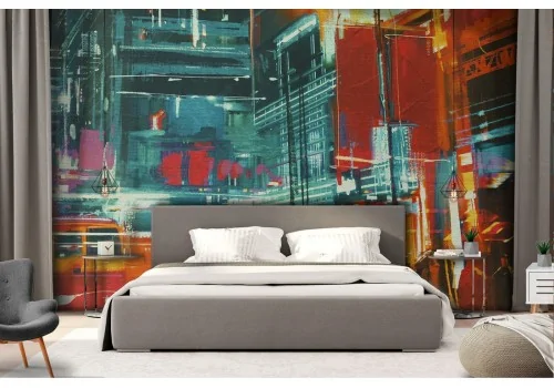 Underground City Wallpaper in Urban Style 2